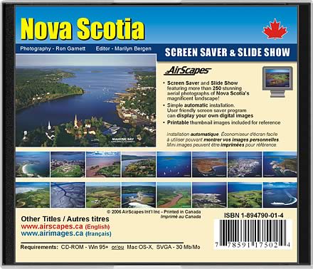 Nova Scotia CD-Rom Back Cover